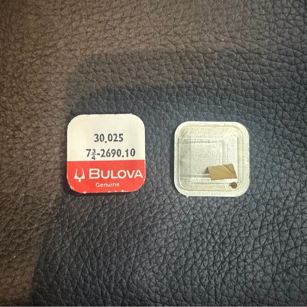 NOS Bulova Watch Part # 30.025/7 3/4 2692.10.